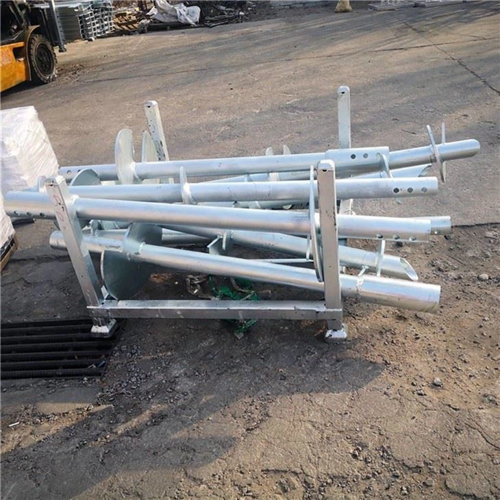 Foundation Ground Screws Steel Earth Anchor Helical Pile